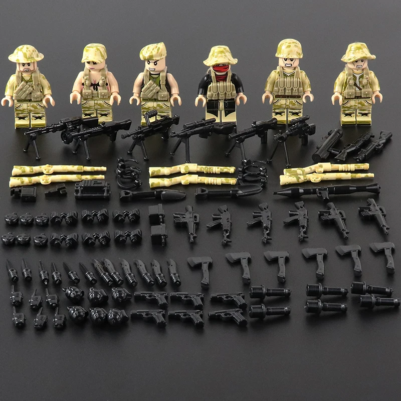 SWAT Compatible Legoed ww2 soldiers military army minfiged sets world war 2 1 building blocks bricks kits kids toys children kit
SWAT Compatible Legoed ww2 soldiers military army minfiged sets world war 2 1 building blocks bricks kits kids toys children kit
