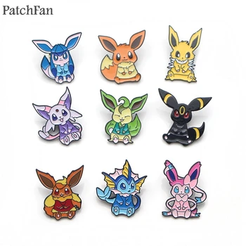Patchfan Pocket monster Eevee cartoon Zinc tie Pins backpack clothes brooches for men women hat decoration badges medals A1650
Patchfan Pocket monster Eevee cartoon Zinc tie Pins backpack clothes brooches for men women hat decoration badges medals A1650