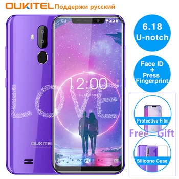 OUKITEL C12 6.18" Android 8.1 Mobile Phone MT6580 Quad Core 2G RAM 16G ROM Fingerprint 3G 3300mAh Smartphone Face ID
OUKITEL C12 6.18" Android 8.1 Mobile Phone MT6580 Quad Core 2G RAM 16G ROM Fingerprint 3G 3300mAh Smartphone Face ID