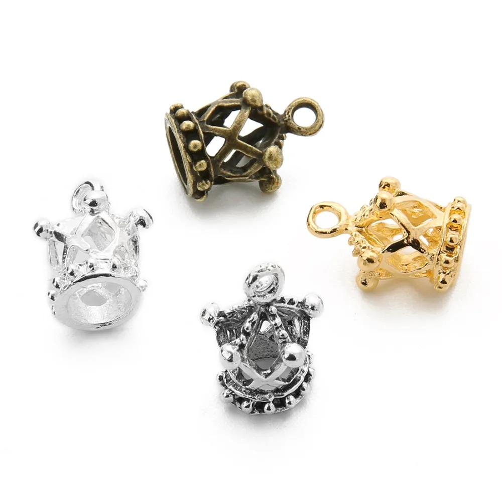 20pcs/lot Antique Gold/Silver Color Crown Beads fit Bracelet Charms End Beads Cap Vintage Beads For DIY Jewelry Making Findings
20pcs/lot Antique Gold/Silver Color Crown Beads fit Bracelet Charms End Beads Cap Vintage Beads For DIY Jewelry Making Findings