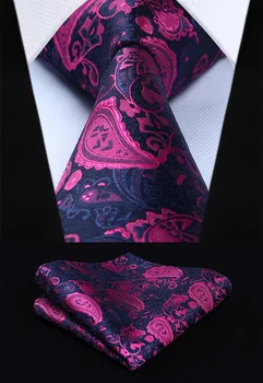 TP711H8S Hot Pink Paisley 3.4" Silk Woven Men Tie Necktie Handkerchief Set
TP711H8S Hot Pink Paisley 3.4" Silk Woven Men Tie Necktie Handkerchief Set
