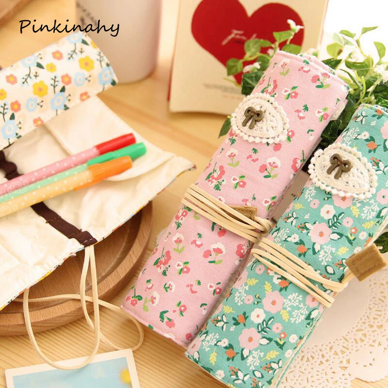 3 Color Vintage Canvas Roll Pencil Case Flower Design Girl Pen Box Stationery Bags for Shcool Student Supplies
3 Color Vintage Canvas Roll Pencil Case Flower Design Girl Pen Box Stationery Bags for Shcool Student Supplies