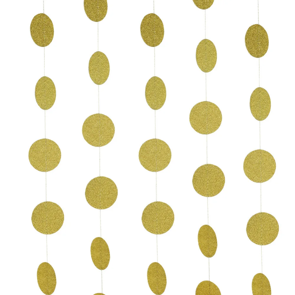Gold Sparkly Glitter Circle Polka Dots Paper Garland DIY Glittery Circle Confetti Garland Wedding Decor Bridal Shower Birthday
Gold Sparkly Glitter Circle Polka Dots Paper Garland DIY Glittery Circle Confetti Garland Wedding Decor Bridal Shower Birthday