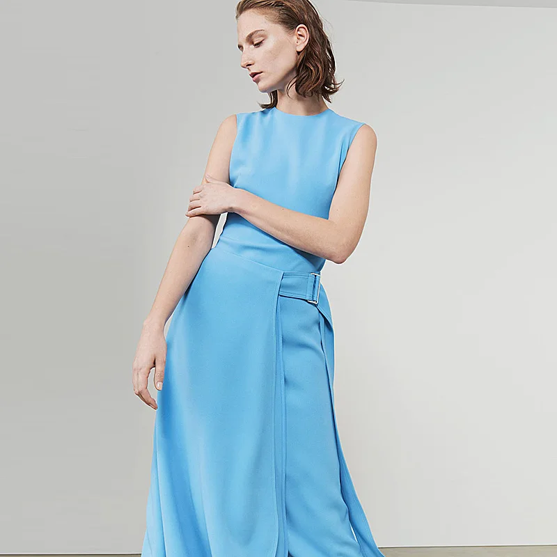 Long Dress Milan Runway Designer High Quality 2019 Summer New Women'S Fashion Party Work Sexy Vintage Elegant Chic Vest Dresses
Long Dress Milan Runway Designer High Quality 2019 Summer New Women'S Fashion Party Work Sexy Vintage Elegant Chic Vest Dresses