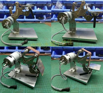 Small mini belt machine, DIY polishing machine, grinding machine, fixed angle sharpening machine, mini desktop handicraft
Small mini belt machine, DIY polishing machine, grinding machine, fixed angle sharpening machine, mini desktop handicraft