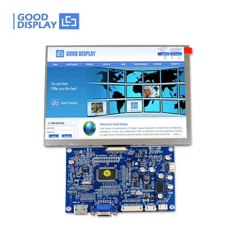 8 Inch LCD Wide View Angle HDMI VGA Input Digital TFT Display | Компьютеры и офис