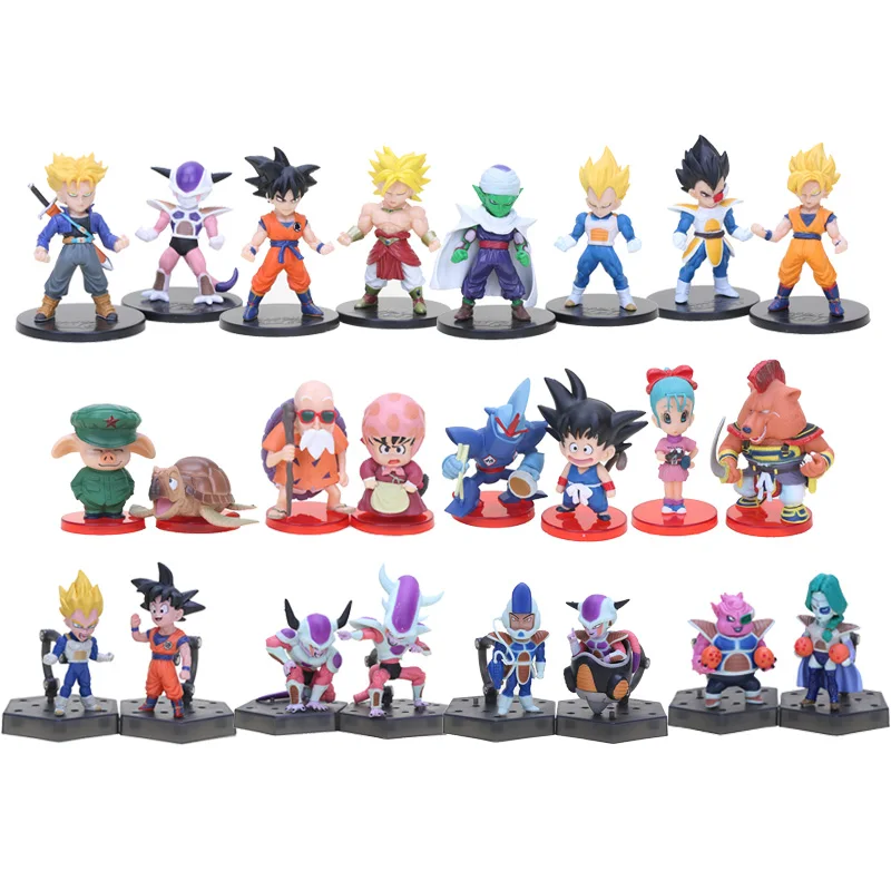 8pcs/set Dragon Ball Z Son Goku Trunks Vegeta Piccolo Super Saiyan PVC Action Figure Collectible Model Toy
8pcs/set Dragon Ball Z Son Goku Trunks Vegeta Piccolo Super Saiyan PVC Action Figure Collectible Model Toy