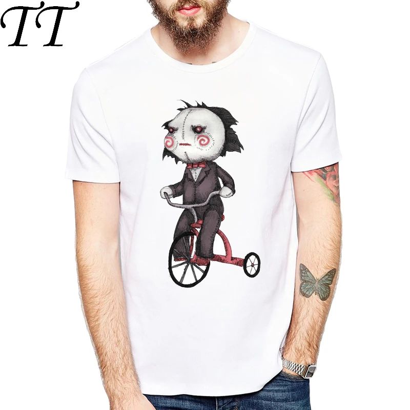 2019 New T Shirt Fashion Print Saw Killers T-shirt Men Puppet Tee Shirts Camisetas Harajuku Tops
2019 New T Shirt Fashion Print Saw Killers T-shirt Men Puppet Tee Shirts Camisetas Harajuku Tops