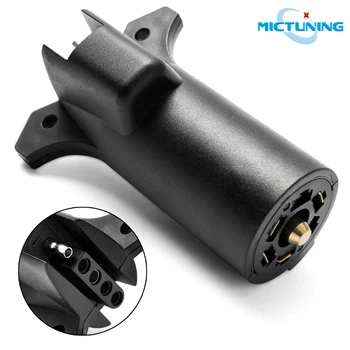 MICTUNING Heavy Duty 7 way to 5 way Flat Blade Trailer Adapter Plug Connector 12V Weatherproof Plug Converter for Boat RV Trucks
MICTUNING Heavy Duty 7 way to 5 way Flat Blade Trailer Adapter Plug Connector 12V Weatherproof Plug Converter for Boat RV Trucks