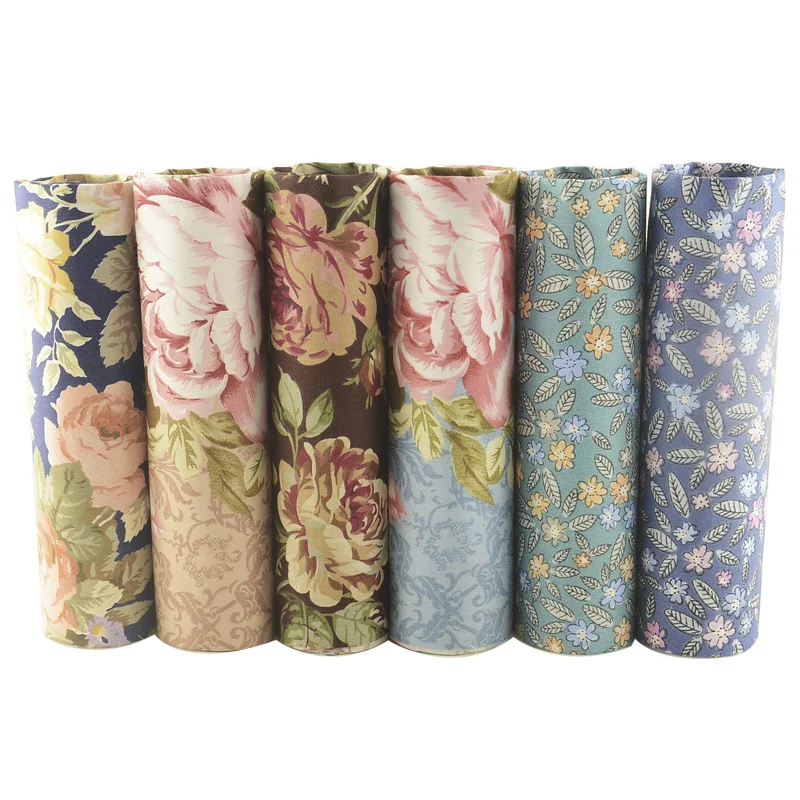 Teramila Printed Floral Fabric Meter 100% Cotton Twill DIY Sewing Material Patchwork Telas 6 PCS/40cmx50cm Tissus Scrapbooking
Teramila Printed Floral Fabric Meter 100% Cotton Twill DIY Sewing Material Patchwork Telas 6 PCS/40cmx50cm Tissus Scrapbooking