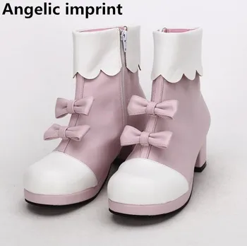 Angelic imprint Women princess sweet bowtie dress boots lady lolita waterproof ankle Boots woman high heels pumps platform shoes
Angelic imprint Women princess sweet bowtie dress boots lady lolita waterproof ankle Boots woman high heels pumps platform shoes