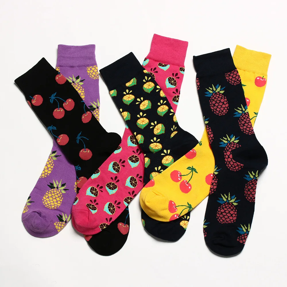 2018 New Arrival Fashion Socks Women Cherry/Pineapple/Grapefruit Jacquard Unisex Crew Happy Socks Calcetines Women/Men Socks
2018 New Arrival Fashion Socks Women Cherry/Pineapple/Grapefruit Jacquard Unisex Crew Happy Socks Calcetines Women/Men Socks