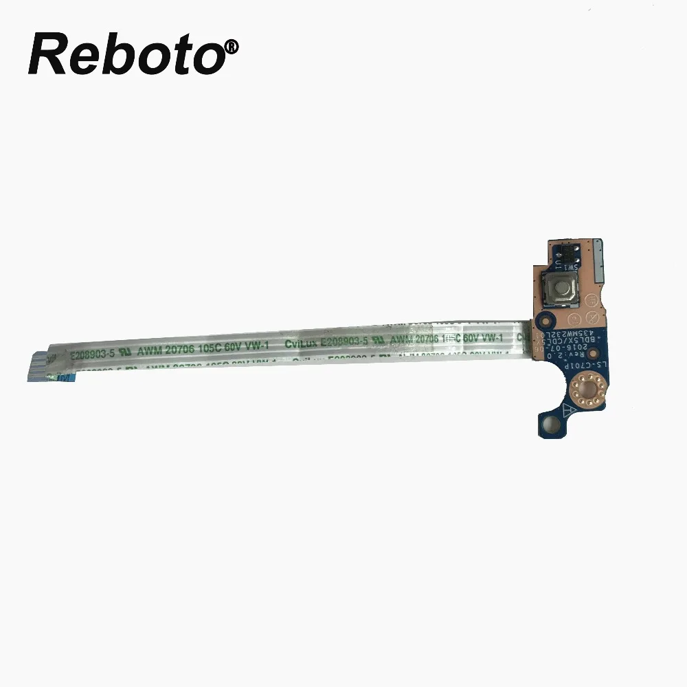 Reboto Original For HP Pavilion 15 15-AC 15-AF 15-AY 15-BA 250 255 G4 G5 Laptop Power Button Board Switch Cable LS-C701P
Reboto Original For HP Pavilion 15 15-AC 15-AF 15-AY 15-BA 250 255 G4 G5 Laptop Power Button Board Switch Cable LS-C701P
