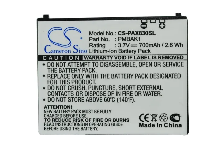 Cameron Sino 700 мАч аккумулятор PMBAK1 для Panasonic/SoftBank 824P 830P 831P |Аккумуляторы мобильных