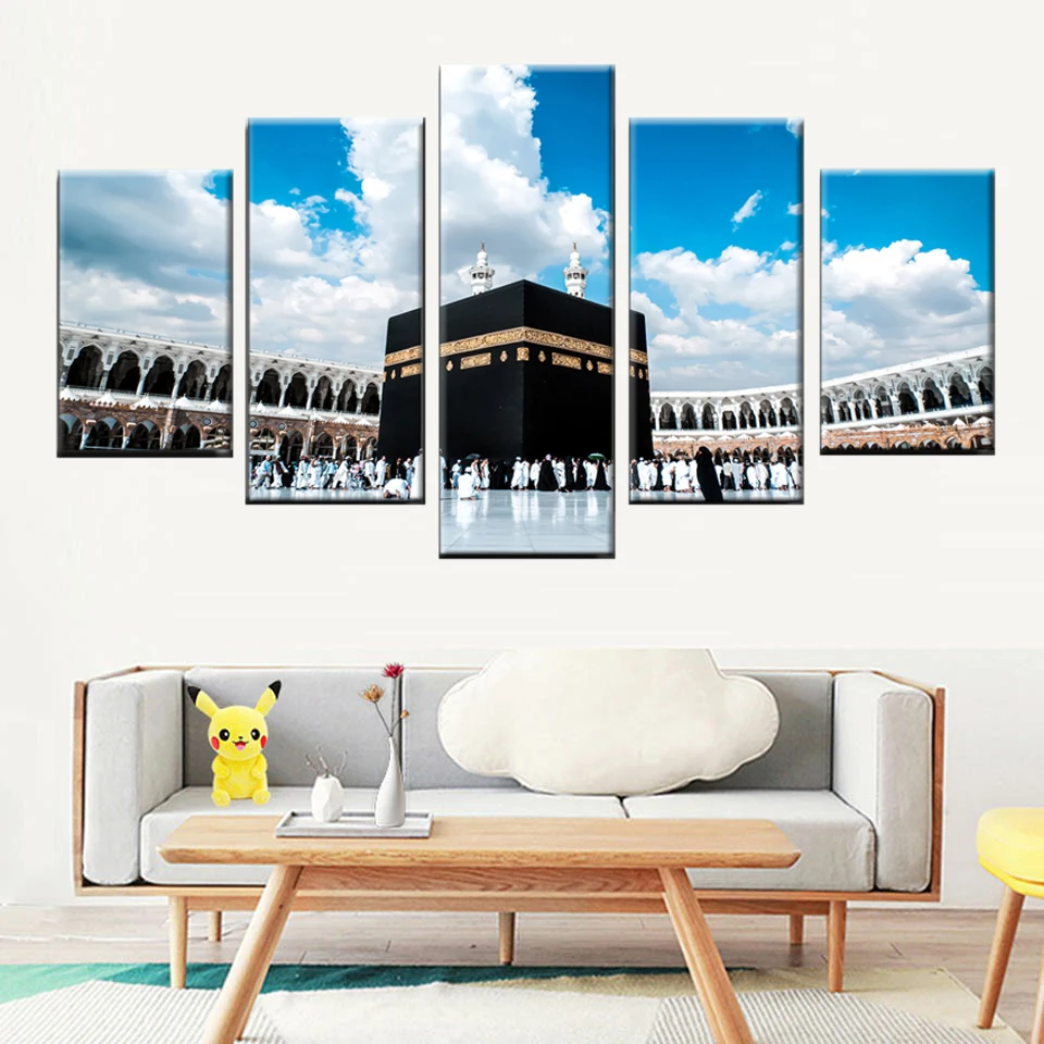 Print Wall Art Painting 5 Islamic Religious Pilgrimage Round Muslim Mosque Muhammad Decorative Room Tomb Picture Modular Canv
Print Wall Art Painting 5 Islamic Religious Pilgrimage Round Muslim Mosque Muhammad Decorative Room Tomb Picture Modular Canv