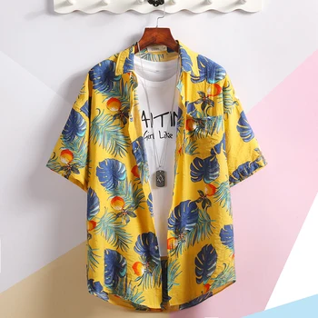 Hawaiian Shirts Short Sleeves Man Flower Printed Beach Wear Floral Summer Man Clothing Plus Size 5XL
Hawaiian Shirts Short Sleeves Man Flower Printed Beach Wear Floral Summer Man Clothing Plus Size 5XL