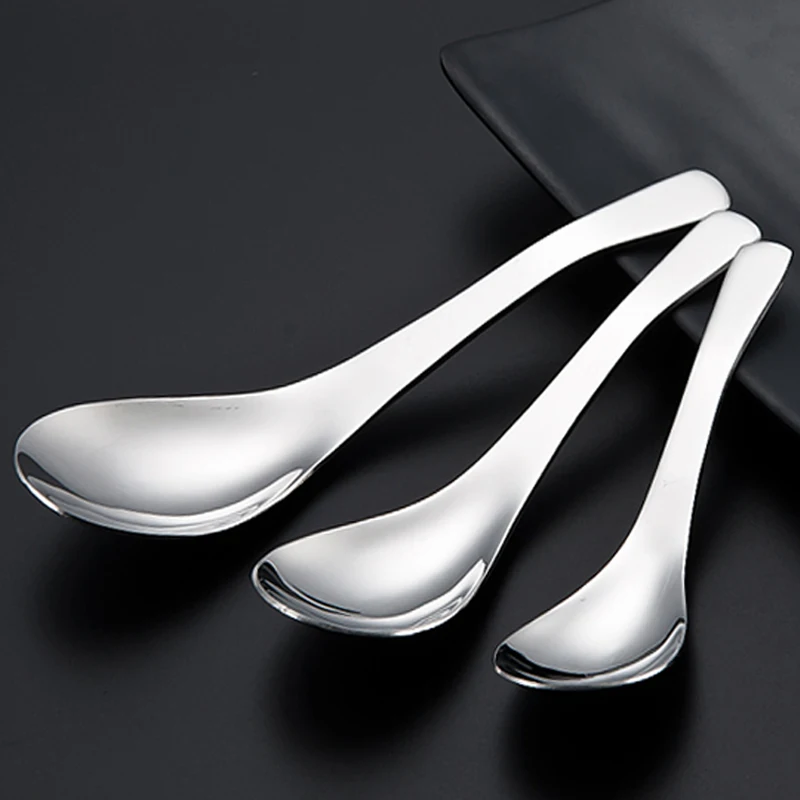 1PC Silver Stainless Steel Spoon Big Dinner Soup Spoon Ladle Dessert Ice Cream Table Spoon for Kids Restaurant Kitchen Tableware
1PC Silver Stainless Steel Spoon Big Dinner Soup Spoon Ladle Dessert Ice Cream Table Spoon for Kids Restaurant Kitchen Tableware