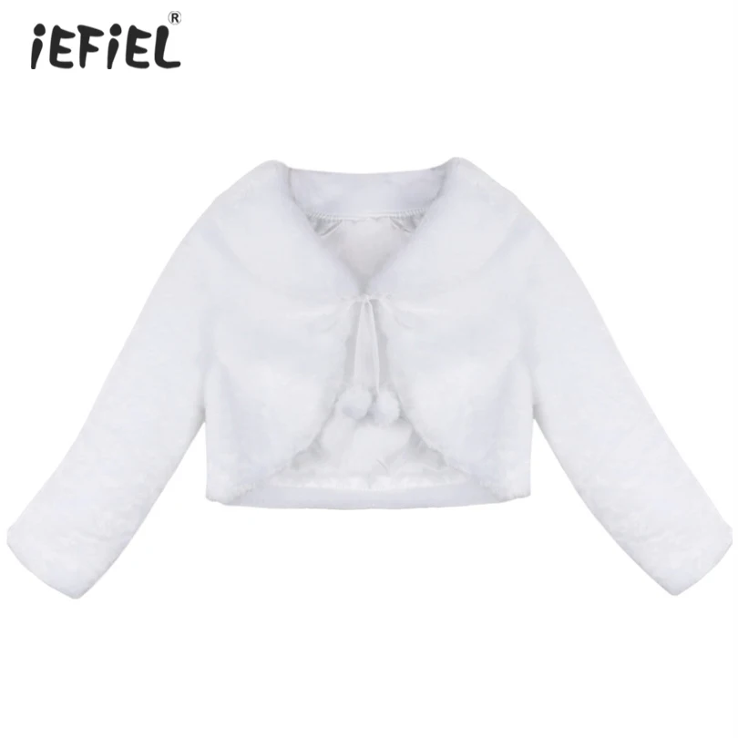 Autumn Winter White Ivory Color Child Girls Coat Faux Fur Long Sleeve Wedding Evening Bridesmaid Birthday Party dress Shrug Coat
Autumn Winter White Ivory Color Child Girls Coat Faux Fur Long Sleeve Wedding Evening Bridesmaid Birthday Party dress Shrug Coat