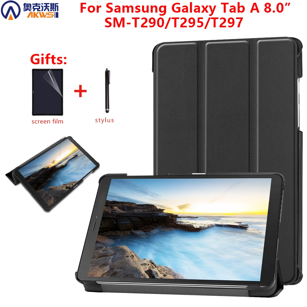 Tablet Case For Samsung Galaxy Tab 8 2019 SM-T290 SM-T295 Ultra Slim Leather Stand Cover For Galaxy Tab A 8.0 T290 T297 2019Case
Tablet Case For Samsung Galaxy Tab 8 2019 SM-T290 SM-T295 Ultra Slim Leather Stand Cover For Galaxy Tab A 8.0 T290 T297 2019Case