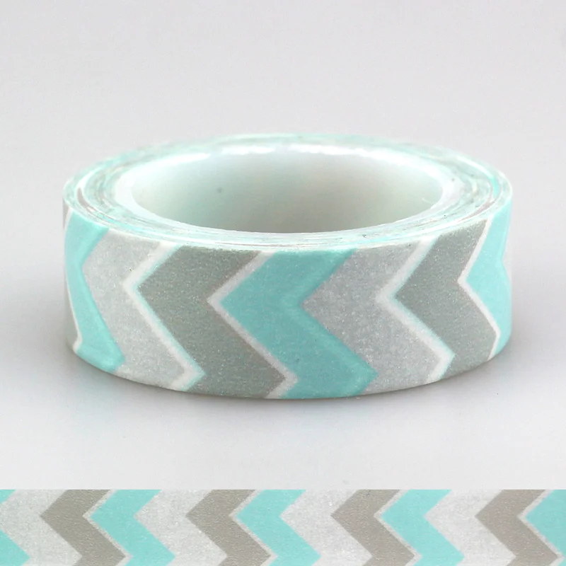 1PCS/Lot Blue and Grey Chevron Pattern 10M Paper Washi Tape japanese ,DIY Masking Tape for Adhesive Scrapbooking
1PCS/Lot Blue and Grey Chevron Pattern 10M Paper Washi Tape japanese ,DIY Masking Tape for Adhesive Scrapbooking