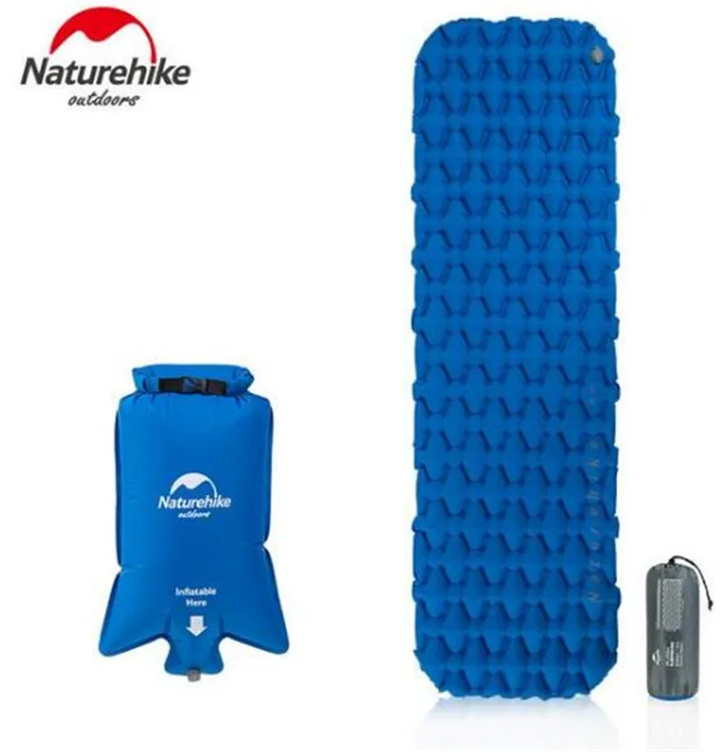 Naturehike Inflatable Sleeping Pad With Air Bag Mattress Outdoor Camping Mat Ultralight Tent Portable Camp Moisture-proof Pad
Naturehike Inflatable Sleeping Pad With Air Bag Mattress Outdoor Camping Mat Ultralight Tent Portable Camp Moisture-proof Pad