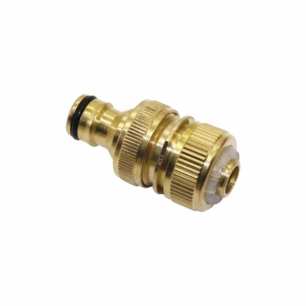 

1 set (2pcs) 3/4 inch external thread connector with 3/4" Female Thread Copper Quick Connector joint garden water connectors