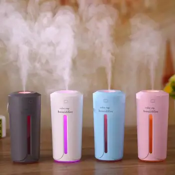 Light Cup Humidifier 230ml Ultrasonic USB Charging Humidifier Air Essential Oil Aroma Diffuser Purifier Atomizer Auto Power-off
Light Cup Humidifier 230ml Ultrasonic USB Charging Humidifier Air Essential Oil Aroma Diffuser Purifier Atomizer Auto Power-off