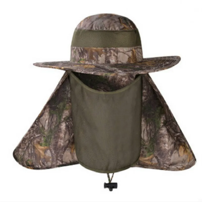 Which in shower Wide Brim Camouflage Hat With Rear and Face Veil UV Protection Bionic Bucket Hat Face Neck Protection Sun Cap
Which in shower Wide Brim Camouflage Hat With Rear and Face Veil UV Protection Bionic Bucket Hat Face Neck Protection Sun Cap