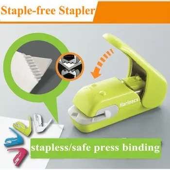 Creative Hot Staple Free Stapler Office Manual Mini Stapler Safe Paper Stapler Without Staple
Creative Hot Staple Free Stapler Office Manual Mini Stapler Safe Paper Stapler Without Staple
