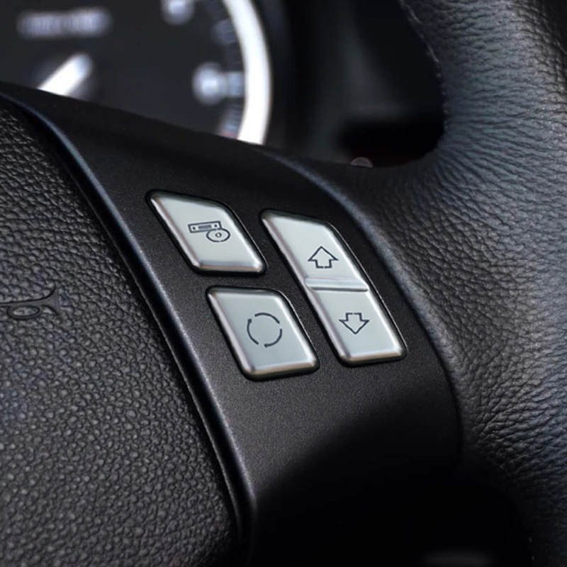 Chorme ABS Steering Wheel Buttons Sequins Decoration Cover Trim 6pcs For BMW 3 series E90 318i 320i 2005-12 Car Styling
Chorme ABS Steering Wheel Buttons Sequins Decoration Cover Trim 6pcs For BMW 3 series E90 318i 320i 2005-12 Car Styling