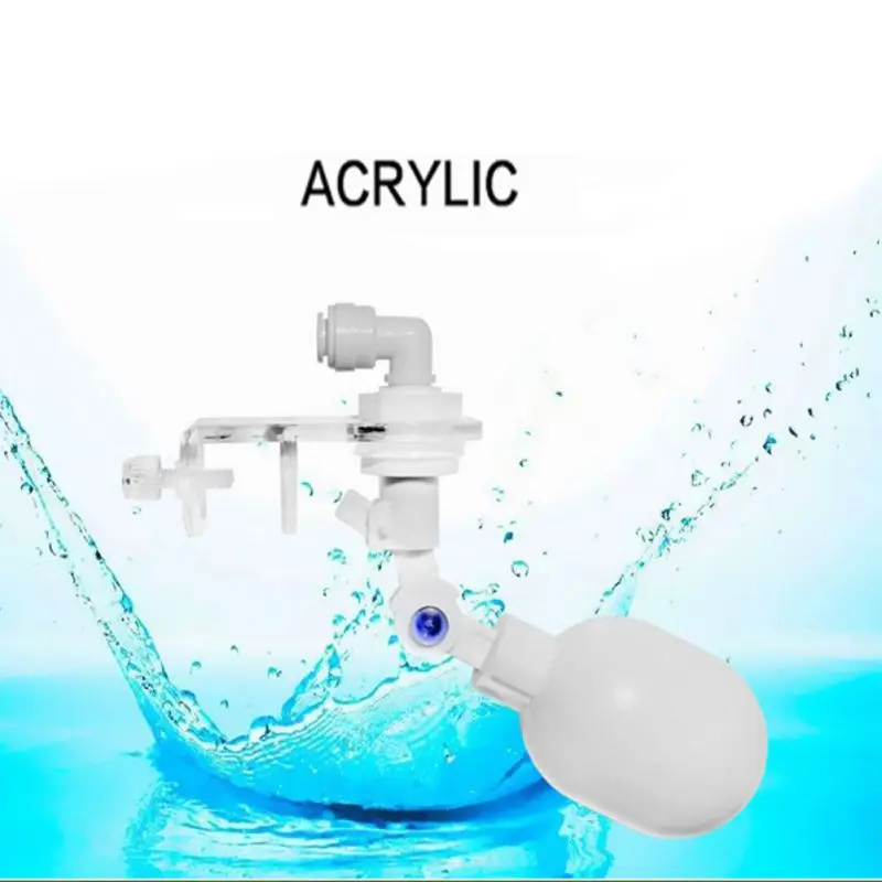 Aquarium Float Ball Valve Shut Off Automatic Feed Fill Fish Tank Water Filter Reverse Osmosis System With Connector
Aquarium Float Ball Valve Shut Off Automatic Feed Fill Fish Tank Water Filter Reverse Osmosis System With Connector