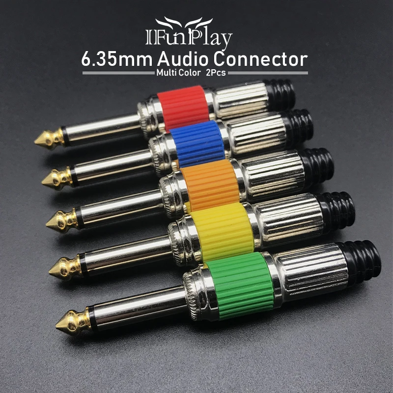 Multi Color 6.35mm Connector Stereo 6.35 Amplifier Microphone Plug 6.35mm Jack Plug 6.5mm Connector Stereo Audio Plug Jack
Multi Color 6.35mm Connector Stereo 6.35 Amplifier Microphone Plug 6.35mm Jack Plug 6.5mm Connector Stereo Audio Plug Jack