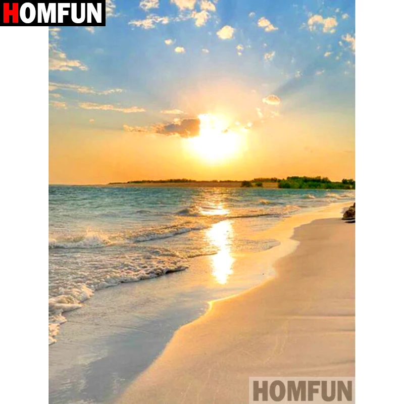 HOMFUN Full Square/Round Drill 5D DIY Diamond Painting "Sunset seascape" 3D Diamond Embroidery Cross Stitch Home Decor A18982
HOMFUN Full Square/Round Drill 5D DIY Diamond Painting "Sunset seascape" 3D Diamond Embroidery Cross Stitch Home Decor A18982