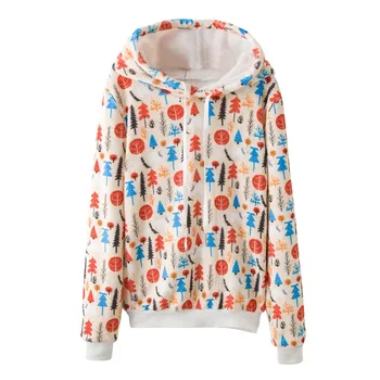 Women Long Sleeve Hoodies Sweatshirts Christmas Hat Print Tie Collar Sweatshirts Casual Female Pullovers Autumn Winter
Women Long Sleeve Hoodies Sweatshirts Christmas Hat Print Tie Collar Sweatshirts Casual Female Pullovers Autumn Winter