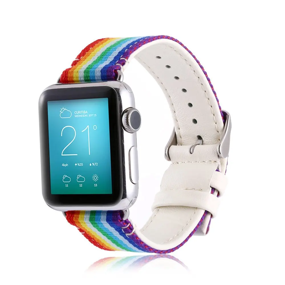 For Apple Watch Band, with Genuine Leather Sport Replacement Strap Wrist Band with Metal Adapter Clasp for 38mm42mm Apple Watch
For Apple Watch Band, with Genuine Leather Sport Replacement Strap Wrist Band with Metal Adapter Clasp for 38mm42mm Apple Watch
