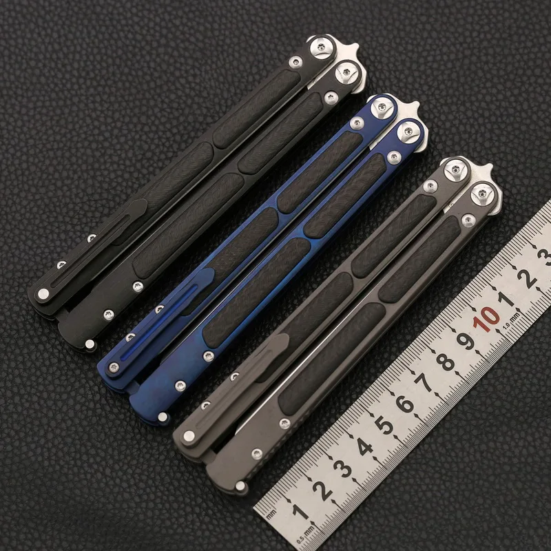 Covenant Butterfly in knife TC4 + CF Handle KVT ceramic ball bearing S35VN stone wash outdoor camping hunting pocket EDC tools
Covenant Butterfly in knife TC4 + CF Handle KVT ceramic ball bearing S35VN stone wash outdoor camping hunting pocket EDC tools