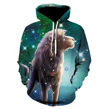 ZACOO Men/Women Hoodies Fashionable 3D Starry Lion Print Hoodie Cool Long Sleeve Tosp Hooded Pullover Sweatshirts
ZACOO Men/Women Hoodies Fashionable 3D Starry Lion Print Hoodie Cool Long Sleeve Tosp Hooded Pullover Sweatshirts