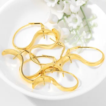 2PCS 22x34MM 24K Gold Color Plated Earring Clip with Pin High Quality Diy Jewerly Making Findings
2PCS 22x34MM 24K Gold Color Plated Earring Clip with Pin High Quality Diy Jewerly Making Findings