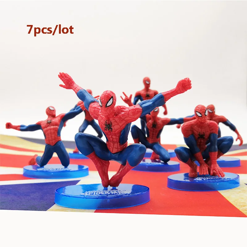 7PCS/lot Marvel Endgame Toys Avengers War Spiderman Figure Set Superhero Spider-man PVC Action Figure Collectible Model Doll
7PCS/lot Marvel Endgame Toys Avengers War Spiderman Figure Set Superhero Spider-man PVC Action Figure Collectible Model Doll