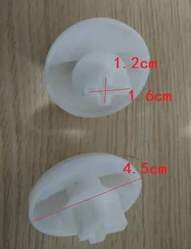 Washing machine parts white plastic knobs inner length 1.2/1.6cm cross shape 4.5cm diameter
Washing machine parts white plastic knobs inner length 1.2/1.6cm cross shape 4.5cm diameter