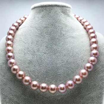 Edison 12-14mm mixed powder of natural pearl purple prize round natural pearl necklace FREE shipping
Edison 12-14mm mixed powder of natural pearl purple prize round natural pearl necklace FREE shipping