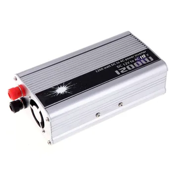 DC 12V to AC 110V Auto Power Supply 1200W Modified Sine Wave Car Inverter Converter USB charger adapter Transformer
DC 12V to AC 110V Auto Power Supply 1200W Modified Sine Wave Car Inverter Converter USB charger adapter Transformer