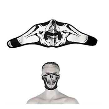 2017 New Arrivals Cycling Motorbike Ghost Skull Face Mask Headgear Bike Cycling Ski Outdoor Half / Full Masks