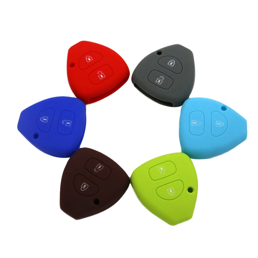 Car-Styling Silicone 2 Buttons Auto Car Protective Remote Key Case Cover Fob Holder Skin Shell For Toyota Corolla Yaris Auris
Car-Styling Silicone 2 Buttons Auto Car Protective Remote Key Case Cover Fob Holder Skin Shell For Toyota Corolla Yaris Auris