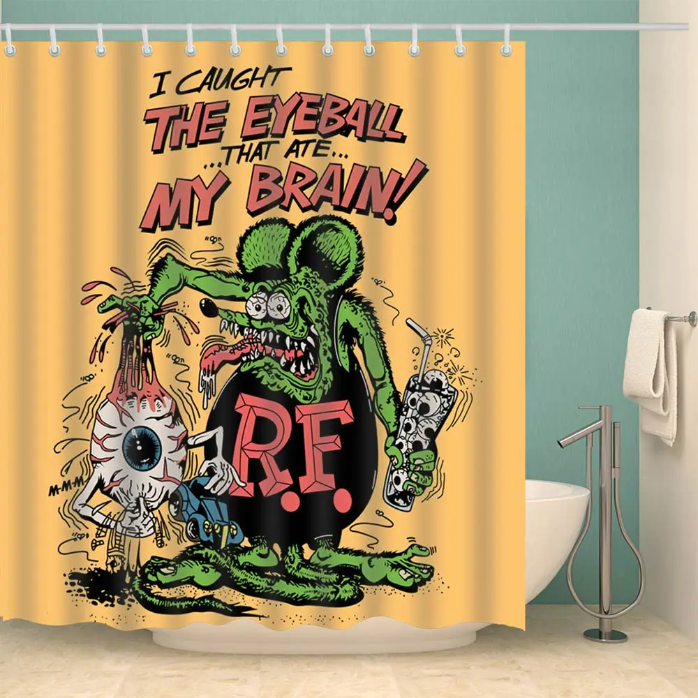 Svetanya Waterproof Shower Curtain Graffiti Printing (include 12 pcs Hooks) 180*180cm
Svetanya Waterproof Shower Curtain Graffiti Printing (include 12 pcs Hooks) 180*180cm
