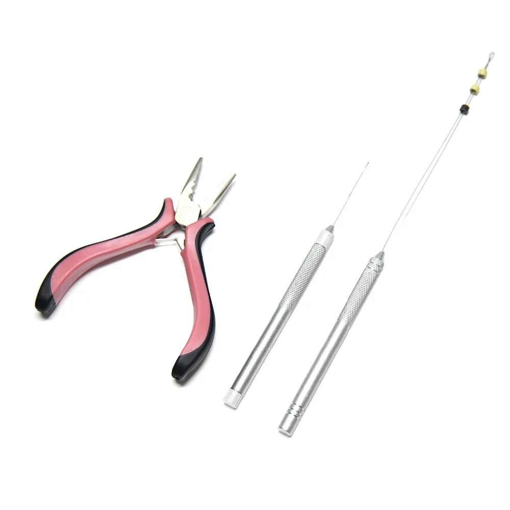 Neitsi 3 Holes Plier and Metal Hook Needle and Loop Threader 3pcs/set For Hair Extensions
Neitsi 3 Holes Plier and Metal Hook Needle and Loop Threader 3pcs/set For Hair Extensions