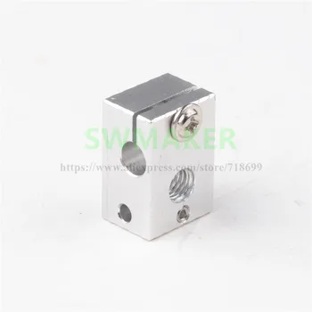 V6 All metal heating aluminum block 23x16x11.5mm heated block for V6 extrusion machine 3D printer parts
V6 All metal heating aluminum block 23x16x11.5mm heated block for V6 extrusion machine 3D printer parts