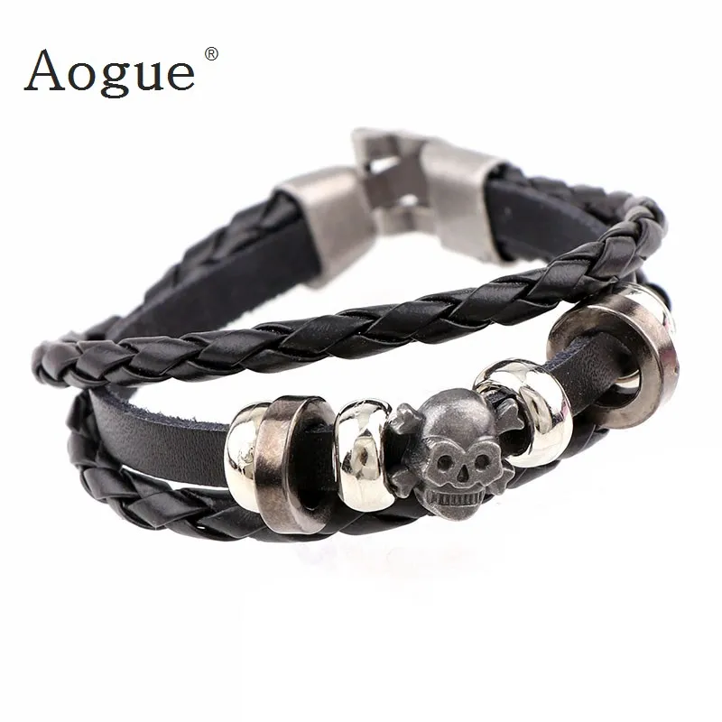 Retro Black leather Braided Bracelets Toggle Clasp For Women Men Fashion Female Charm Bracelet Tin Buckle Vintage Jewelry
Retro Black leather Braided Bracelets Toggle Clasp For Women Men Fashion Female Charm Bracelet Tin Buckle Vintage Jewelry