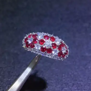 Hot(video) Fidelity Natural 2.5mm ruby stone Rings s925 sterling silver luxury fine Jewelry women party Natural red gemstone
Hot(video) Fidelity Natural 2.5mm ruby stone Rings s925 sterling silver luxury fine Jewelry women party Natural red gemstone