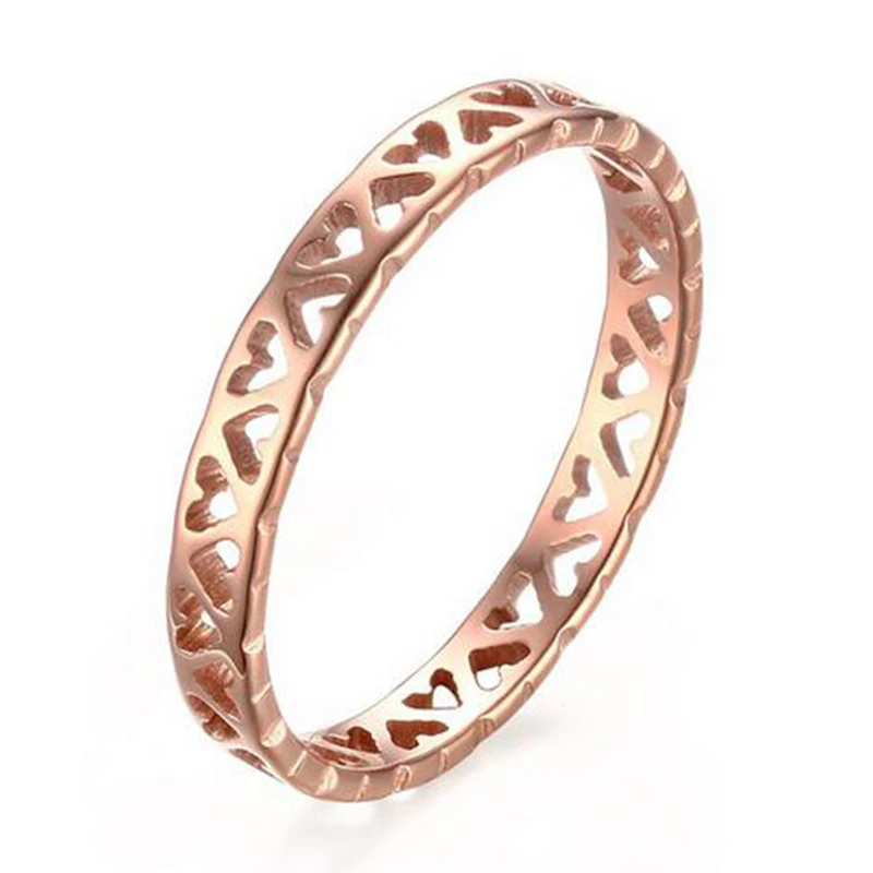 Women Fashion Small Ring Stainless Steel Rose Gold Heart Love Ring Little Finger Ring size 5 6 7 8 Utr8225
Women Fashion Small Ring Stainless Steel Rose Gold Heart Love Ring Little Finger Ring size 5 6 7 8 Utr8225